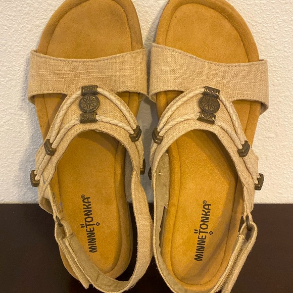 Minnetonka Women's Silvie Slingback Sandals |Size 8W - Picture 6 of 12